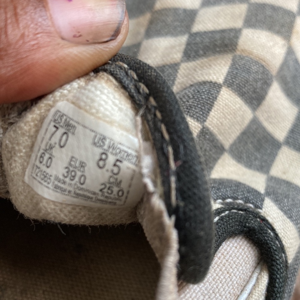 CheckBoard Vans
